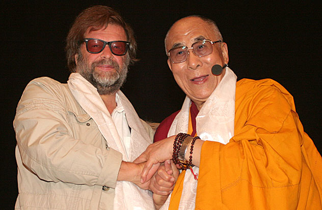 Борис Гребенщиков и Далай-лама