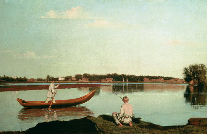 Григорий Сорока картина "Рыбаки"